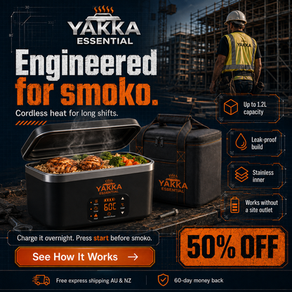 YAKKA Self-Heating Lunch Box - Portable Food Warmer (Upto 1.2 L) (Copy)