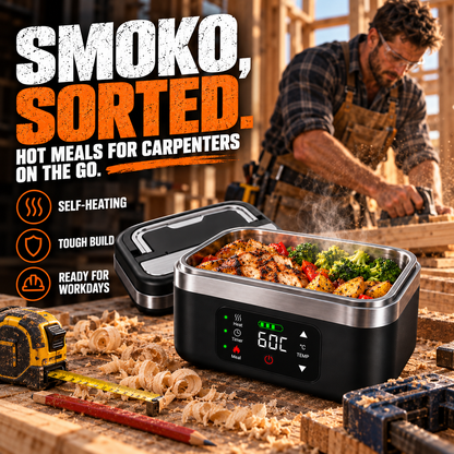 YAKKA Self-Heating Lunch Box - Portable Food Warmer