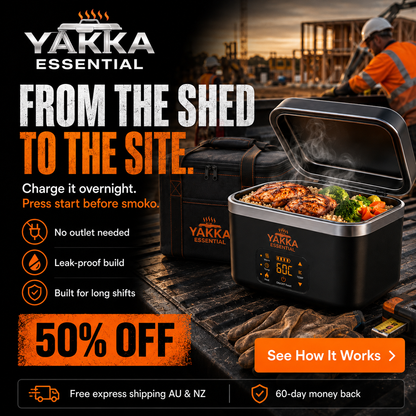 YAKKA Self-Heating Lunch Box - Portable Food Warmer (Upto 1.2 L) (Copy)